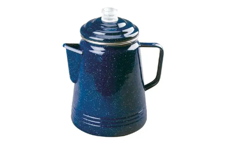 Coleman Percolator 14 Cup Enamelware